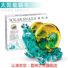 儿童科教STEAM拼装机械太阳能动力蜗牛猩猩科学益智拆装玩具5男孩 【DIY】太阳能蜗牛