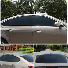 【现货】太阳膜 货车面包车汽车贴膜隐私防晒防爆隔热膜车窗玻璃贴膜（3米起发） 75CM宽 高隔热中黑 一米价