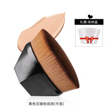 韩佳泉 鸡蛋黄 化妆刷55号六角花瓣魔术粉底刷无痕刷粉底液刷散粉腮红bb霜刷 黑色