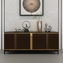 格灿新中式玄关柜实木餐边柜门厅柜鞋柜装饰柜储物柜简约现代禅意家具 玄关柜1600*400*800