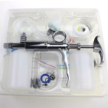 牧尔康 兽用可调连续注射器 不锈钢5毫升 猪牛羊用 养殖场疫苗连续注射 5毫升三用连续注射器