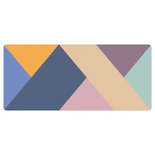 衡文（HENGWEN）鼠标垫大号细面超大办公简约卡通高灵敏电竞游戏防水加厚精密锁边笔记本电脑桌垫 莫兰迪A 尺寸300x800厚度3mm