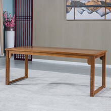 寻古红木家具非洲鸡翅木（学名：非洲崖豆木）茶桌椅组合实木新中式多功能干泡茶台茶几茶艺桌会议桌休闲桌O 单桌：长160*宽68*高78cm