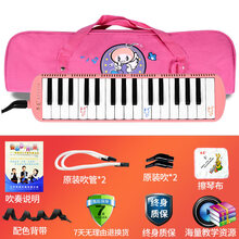 奇美口风琴32/37键 儿童学生初学者课堂教学吹管演奏西洋乐器 32键小公主&送全套