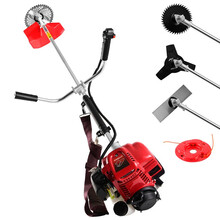 FENG SHENG 德国技术四冲程汽油割草机除草机打草机小型小麦水稻收割草坪机割灌机 3，侧挂式整机割草机