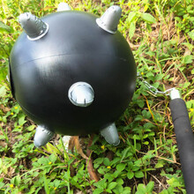 冲气锤 大号充气玩具仿真千吨锤 狼牙锤 硬柄锤 活动充气锤子流星锤MYFS 流星锤单个24cm左右