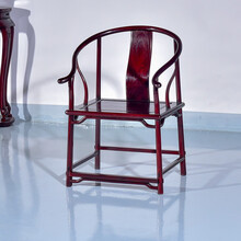 艺铭天下红木家具血檀（学名：染料紫檀）圈椅太师椅靠背椅围椅办公椅电脑椅茶室主座椅茶椅琴椅写字椅子 太师椅