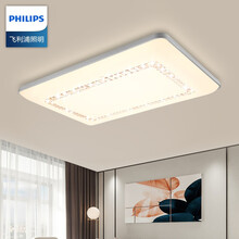 飞利浦（PHILIPS）led吸顶灯客厅灯长方形简约现代卧室悦妍大气家用遥控调光轻奢大厅灯具 LED悦妍90W（无极调光调色）带遥控 直径960