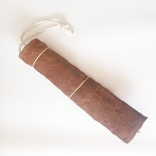 比特犬吊口纯牛皮棒斯塔福猛犬咬合力训练牛皮棒马犬工作犬扑咬皮用品 棕色头层牛皮大号一张