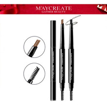 MAYCREATE健美创研炫目睛彩双头眉笔持久防水防汗不脱妆不易掉色 经典款5#咖啡