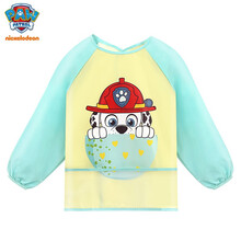 汪汪队立大功儿童罩衣男女童防水吃饭围兜小孩卡通围嘴画画反穿衣 PA970 110/3-6岁