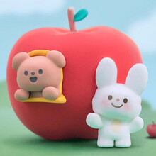 寻找独角兽 卓大王联名 寻找苹果村盲盒玩具公仔可爱少女心潮玩 苹果屋【大隐藏】