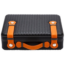 LUXFO朗佑雪茄盒便携手提式皮质雪松木保湿盒旅行雪茄烟盒XJ-2004