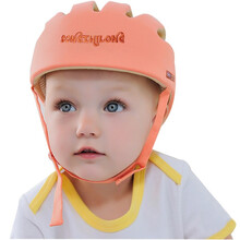 松之龙宝宝防撞帽婴儿防摔帽防撞头儿童四季学步帽防护防护帽子婴儿安全头盔 F款 桔色
