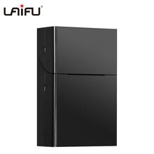 来福烟盒适用软包硬包烟盒20支装创意送礼士烟具免费刻字 黑色