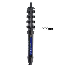 家用电卷梳直发梳卷发棒卷发神器懒人短发打理女蓬松烫发头发男士 黑色 22mm 耳下短发 波波头/刘海/外翘