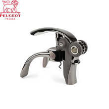 法国进口Peugeot标致 家用创意手动快速红酒开瓶器兔形型兔耳起子 兔形开瓶器【褐色】