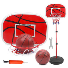 活音 儿童篮球架 男孩玩具可升降篮球框调节高度 宝宝室内家用健身架器玩具 儿童生日礼物 【铁架铁筐加大版】 1.6米篮球架2球+送打气筒