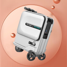 Airwheel爱尔威20英寸电动行李箱可骑行拉杆箱智能旅行箱代步车登机密码箱 SE3MINI豪华版 银色