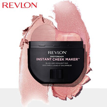 【第二支5折】露华浓Revlon亮哑腮红膏高光一体盘阴影三合一提亮修容自然裸妆细腻不飞粉胭脂盘修颜 亮哑腮红003# 12.4g