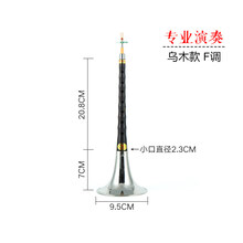 朝凤燕京唢呐乐器全套初学者入门锁啦d调演奏琐索拉降b调哨呐 乌木小F调白碗唢呐+九大