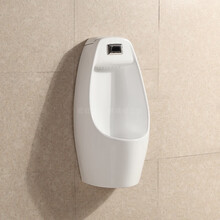 科勒陶瓷小便斗 挂墙式自动小便器 感应男士小便池立式尿斗 D款地排(带感应器全套配齐)