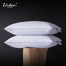 格兰贝恩（Globon）枕头枕芯四季酒店五星级酒店枕头95%白鹅绒枕头100支全棉鹅绒枕颈绒颈椎枕芯 中枕