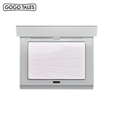 gogotales戈戈舞大白粉饼干粉控油定妆持久防水遮瑕不易脱妆自然 901#透明哑光白