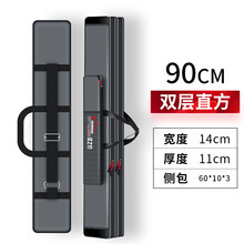 佳之钓渔具包大容量鱼竿包钓鱼包鱼具包多功能防水鱼杆包收纳大肚包轻便 90cm双层直方包