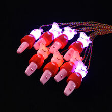 小猪佩奇发光口哨子幼儿园派对玩具六一儿童节男女孩生日礼物 一个装【佩奇】