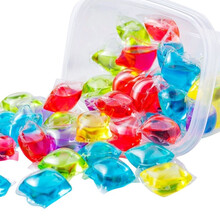 Jepoo40粒装浓缩洗衣液 低泡速溶多效合一洗衣液 活力香氛洗衣 随机香型  40粒/盒