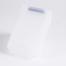 3.5英寸硬盘收纳盒子保护壳数据存档分类标签管理防震防静透明塑 白色 3.5英寸透明白