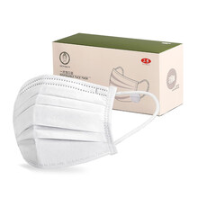 三本 口罩一次性独立包装三层含熔喷布成人男女通用白色30片 1盒