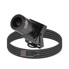 USB广角手动变焦工业高清摄像头1080P免驱安卓台式ATM树莓win HF868(2.8-12mm)3M