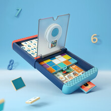 特宝儿数字三国华容道 儿童早教益智玩具男孩女孩3-6岁3合1木质移动拼图游戏抖音爆款生日节日礼物