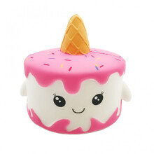 慢回弹玩具 新款可爱独角兽飞马PU仿真面包柔软慢回弹捏捏乐解压玩具 独角兽蛋糕