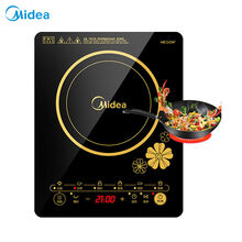 美的电磁炉/触控按键黑晶面板/六大烹饪功能/定时功能火锅炒菜灶一体 C21-RT2140