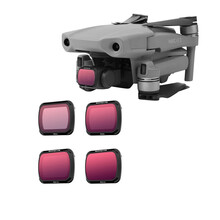 适用于大疆御air 2滤镜 偏振偏光镜mavic可调NDPL减光镜配件uv/cpl/nd镜头保护镜 御AIR2 ND4件套
