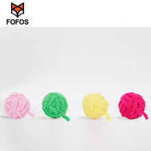 两只福狸FOFOS单个欢乐毛线球宠物猫玩具幼猫成猫猫薄荷羊毛球胶囊逗猫玩具逗猫棒薄荷球羊毛球形猫咪玩具