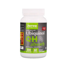 Jarrow Formulas 泛醌 QH-Absorb 软胶囊 抵御氧化自由基 200毫克,60粒