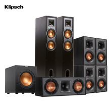 杰士（Klipsch） R-26F 家庭影院7.1 电视音箱 落地影院 组合音响 客厅影院 R-10SW低音炮套装