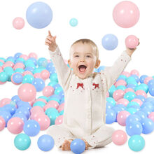 儿童帐篷室内外玩具游戏屋宝宝女孩小房子海洋球池围栏 10粒5.6cm海洋球 马卡龙色