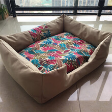 北狄狗窝狗垫狗狗沙发防水耐咬全可拆洗宠物睡垫 杏色 XXL：125*115*25(建议125斤内的