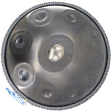 阿萨斯 手碟鼓9音氮化工艺手工捶打HanDpan色空鼓专业级钢舌鼓飞碟打击乐器