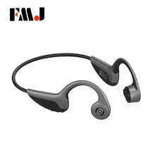 FMJ Ai智能语音骨传导蓝牙耳机真无线运动跑步不入耳头戴式防水适用苹果OPPO华为vivo小米 【双色无缝拼接】+【HiFi音效】+【超长续航】