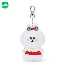 LINE FRIENDS 布朗熊圣诞冬季包挂卡通动漫周边萌趣冬季11CM包包挂件 可妮兔 11CM包挂