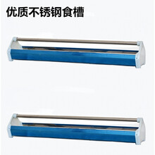 鸽子用品用具鸽具塑料食槽实木食槽自动喂食器防撒食槽信鸽用品 80厘米不锈钢食槽
