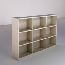 书柜 定制书柜 储物收纳柜 暖白色 1800*300*1200mm