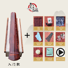 XINXIANGXI 初学者古琴入门伏羲仲尼款式考级演奏杉木老桐木练习忘机瑶琴七弦琴 入门款+棕伏羲+全套13件礼物