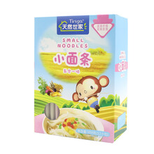 天然世家 宝宝面条 儿童面片 无添加食盐 300g\12包 五合一味